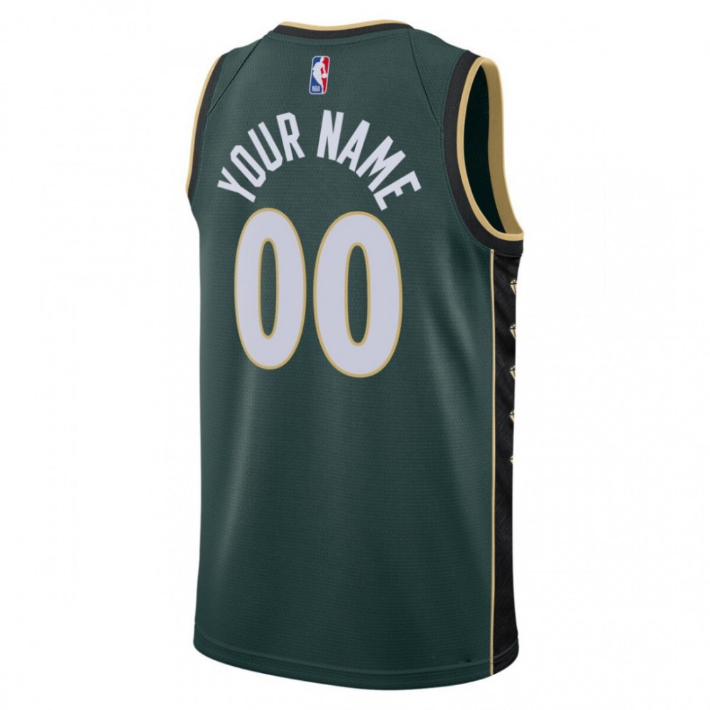Boston Celtics Youth Swingman Custom Jersey - City Edition - Kelly Green-Pro Kit Vault | Brand New 26/27 Sports Jerseys